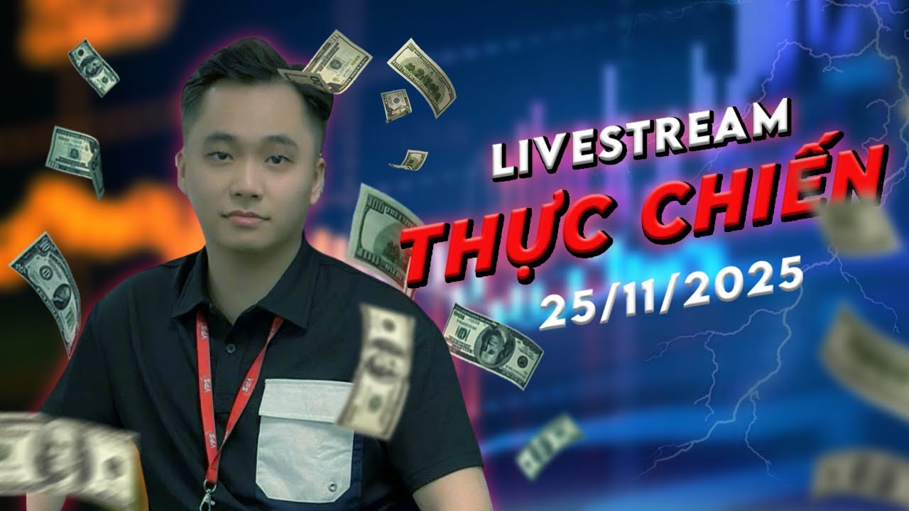 [🔴LIVE ] Thực chiến phái sinh + cơ sở phiên 25/11/2025: VIN-INDEX