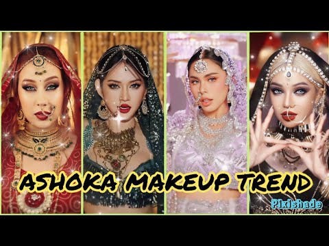 ASOKA MAKEUP TREND | BEST TRANSFORMATIONS COMPILATION | SAN SANANA MAKEUP TREND | INDIAN MAKEUP