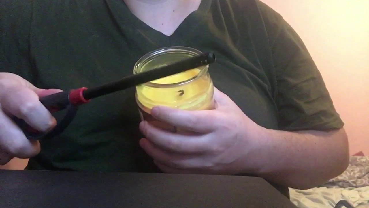 tapping test ASMR - Candle Tapping/Lighting