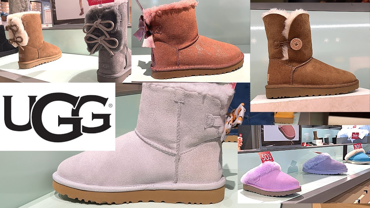 UGG OUTLET SALE 50%OFF BOOTS SHOE SLIPPERS for WOMEN'S & at UGG OUTLET | SHOP WITH ME - YouTube