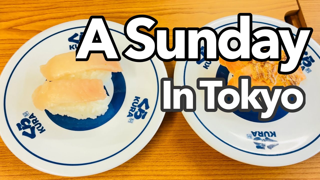 A Sunday in Tokyo | Kura sushi, Election, snow, Everyday Life Vlog
