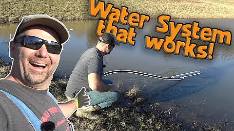 Simple livestock watering and feeding ideas for you!