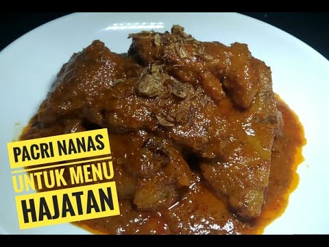 Resep Pajri Nanas Daging Sapi