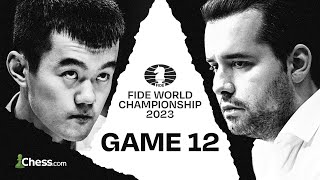 Pressure MOUNTS On Ding Against Nepomniachtchi | Game 12 of the FIDE World Championship: Can He Win?