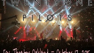 Twenty One Pilots - Fox Oakland Theater | BLURRYFACE TOUR