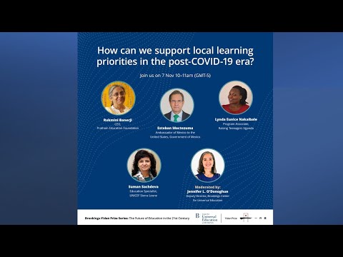 How can we support local learning priorities in the post-COVID-19 era?