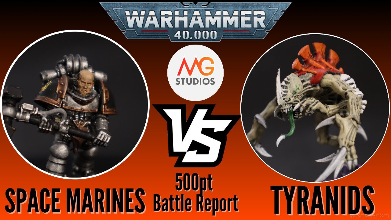 Space Marines Vs Tyranids 500pts | Members Only Warhammer 40k Battle ...