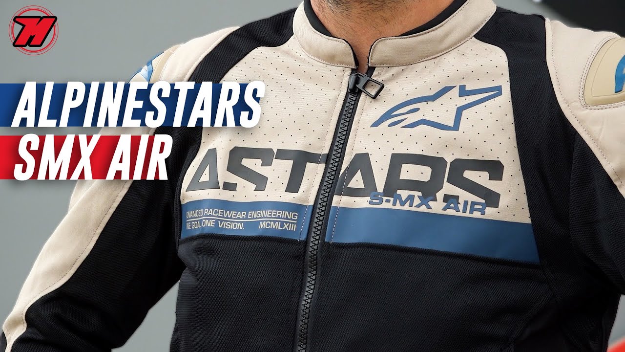 CHAQUETA ALPINESTARS SMX AZUL/GRIS - Chaquetas Hombre