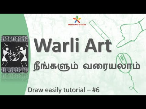 Warli Art Tutorial kolam tutorial playlist thumbnail