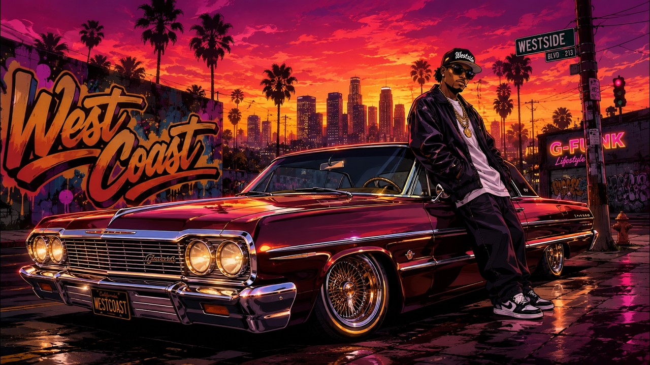 🌞 Golden State G-Funk Dreams 🌴 Smooth West Coast Beats for OG