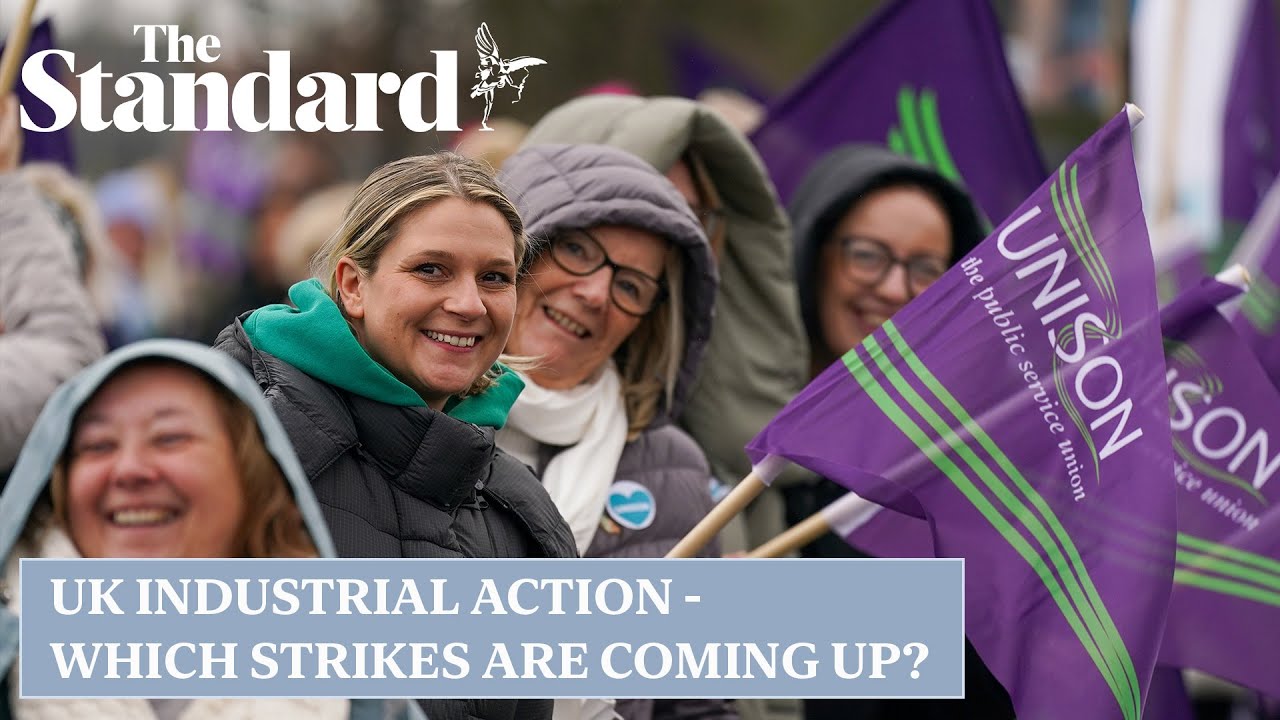 UK industrial action – which strikes are coming up?