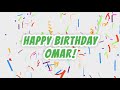 Happy Birthday Omar Song Kids Version Happy Birthday Omar Song Kids Version