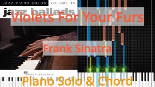 🎹Violets For Your Furs, Solo &amp; Chord, Frank Sinatra, Synthesia Piano