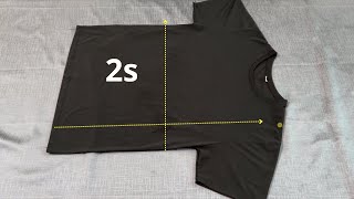 พับเสื้อใน 2 วินาที