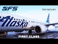 TRIP REPORT | Alaska Airlines - 737 800 - Nome (OME) to Anchorage (ANC) | First Class