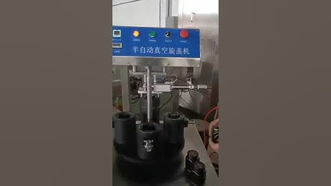 Manual Screw Cap Machine , Vacuum Capping Machine ,Semi Auto Capper Machine