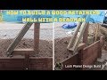 How to build a wood retaining wall with a deadman Part. 2 How to build a wood retaining wall with a deadman Part. 2