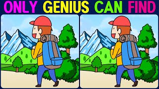 【Find the Difference】 ONLY GENIUS CAN FIND. Can you find them all?