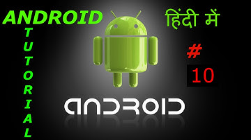 Android Studio Tutorial for Beginners In HINDI Part 10 - Event Handling OnClickListener