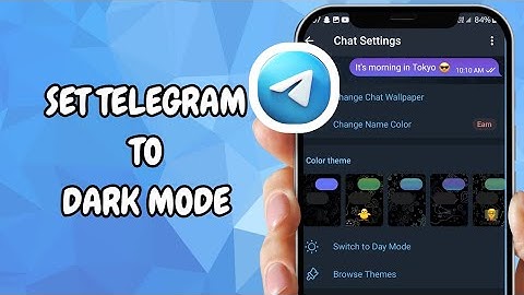 How To Change Telegram From Light Mode To Dark Mode