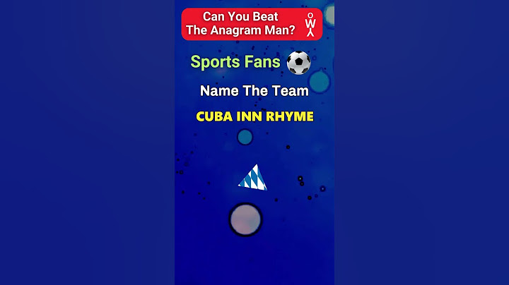 Can you work out who this Soccer Team is from the anagram #anagram #football #wordquiz #soccerquiz