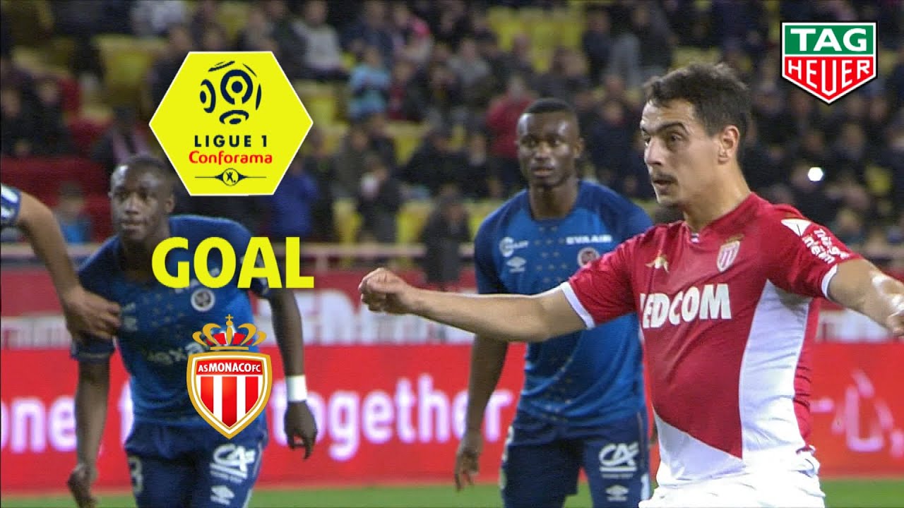 Goal Wissam BEN YEDDER 31 pen  AS Monaco   Stade de Reims 1 1 ASM REIMS  2019 20