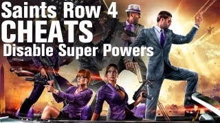 Saints Row 4 Cheats: Disable Super Powers