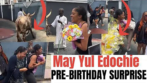 Beautiful Moment May Yul Edochie Recieved Biggest Pre-Birthday Surprise Package #mayyuledochie 