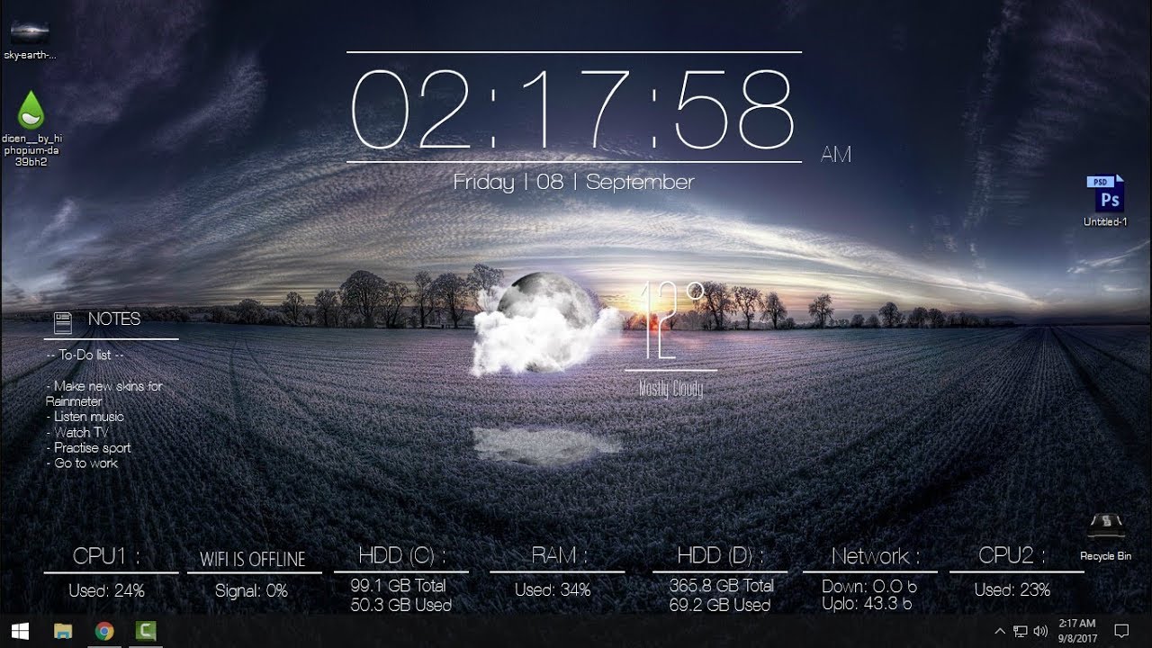 Windows 10 Desktop Uhr Windows 10 Desktop Uhr