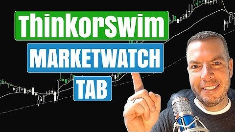 Thinkorswim Market Watch Calendar Tab