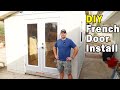 Diy french door installation 10x12 shed build