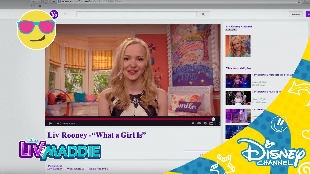 Liv and Maddie | Het nieuwe liedje van Liv | Disney Channel BE