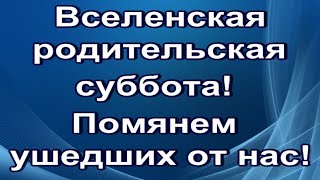 ТРОИЦКАЯ СУББОТА .ВСЕЛЕНСКАЯ РОДИТЕЛЬСКАЯ СУББОТА .СВЕТЛАЯ ПАМЯТЬ УШЕДШИМ ОТ НАС . СЕРГЕЙ ЧЕКАЛИН