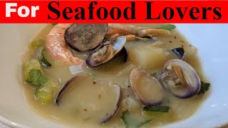Easy \& Quick Seafood Soup Recipe - For Seafood Lovers