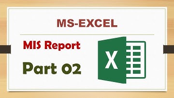 MIS Report Part 02 - in Excel - By Amol Gulekar | in Hindi