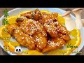 Orange chicken it is the bestselling dish of panda express in the united statesvegan version