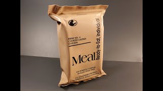 2004 Country Captain Chicken MRE Yet Another One of the Worst Meal ReadytoEat Tasting Test Review