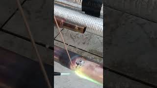 hvac work 41.1 copper pipe brazing VRV system 🔥👍✅ #hvactechnician #copperpipes #brazing