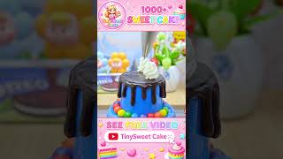 Mini 2-Tier Oreo Cake 🎂🍪 #shorts #cake #minicake #shortvideo #shortviral #cakeshorts #mini #candy