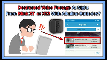 Blink XT / XT2 Says Offline Or No Connection And Corrupted Video At Night With Alkaline Batteries!