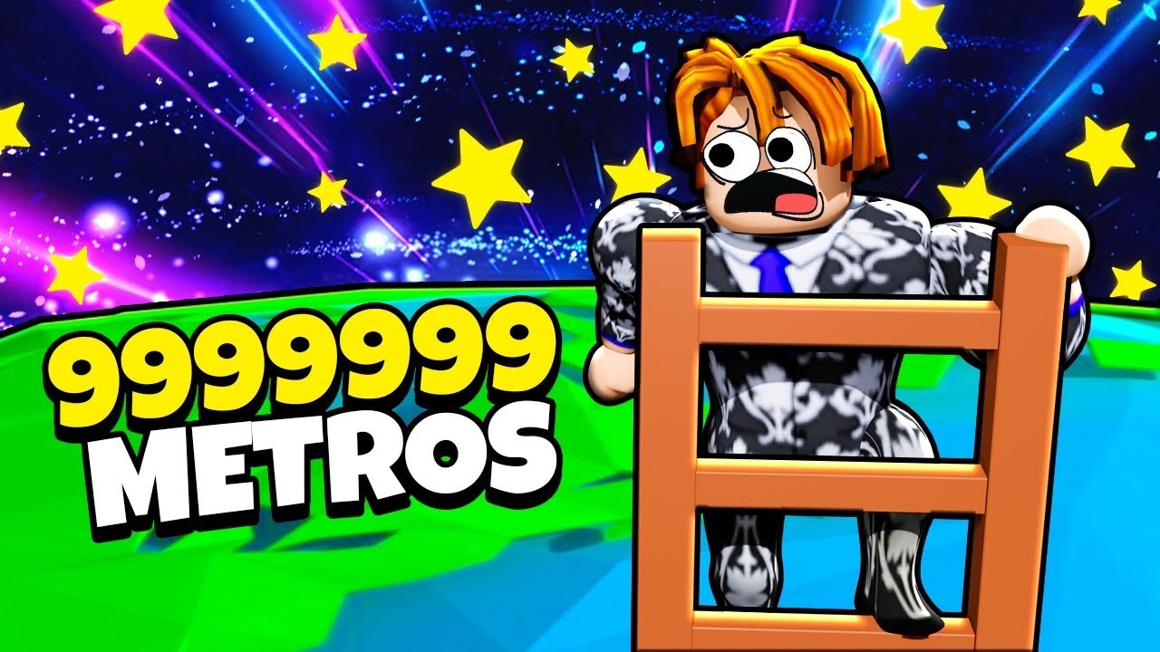 TENTE SUBIR UMA ESCADA SAINDO DO PLANETA TERRA NO ROBLOX 😨😱