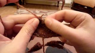 Вязание энтерлака (entrelac) по кругу ч.1 Вязание энтерлака (entrelac) по кругу ч.1