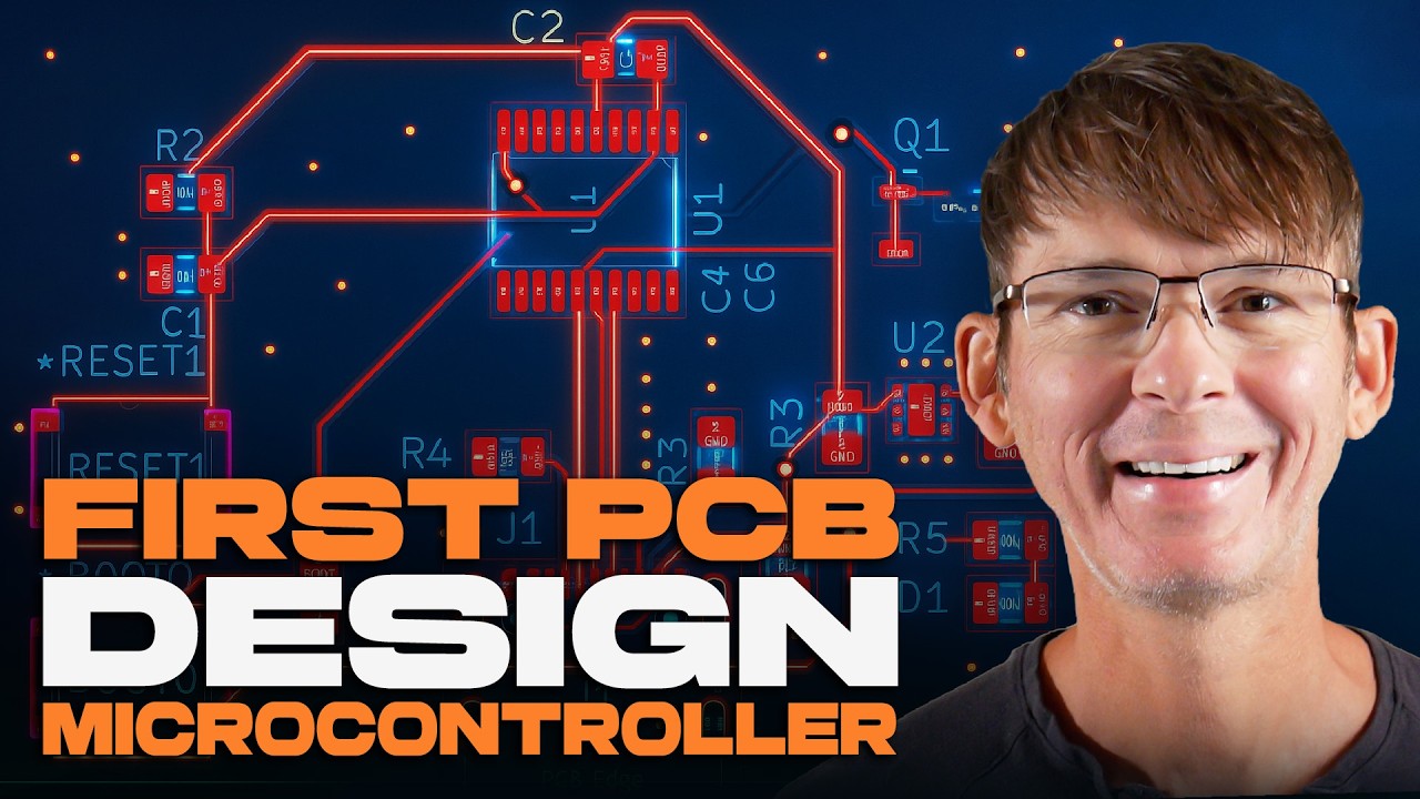 Design your first microcontroller board in 15 minutes - YouTube
