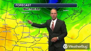 Monday's North Eastern Regional Weather Outlook for Aug 14, 2017