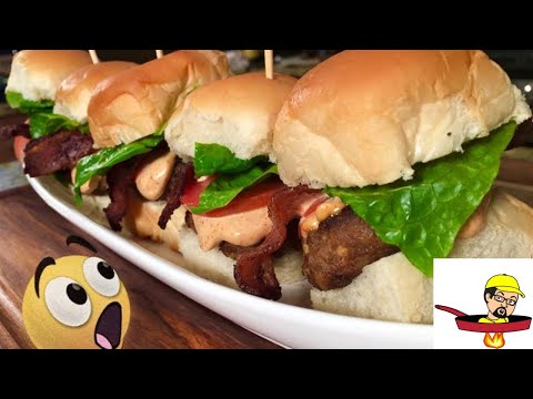 Spicy Triple Pork Sliders - Super Bowl Finger Food