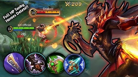 100% UNSTOPPABLE!! KARRIE INSANE FULL ATTACK SPEED BUILD | Karrie Mobile Legends | MLBB