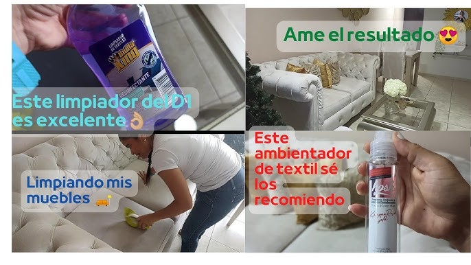 COMO LIMPIAR TUS MUEBLES DE TELA EN CASA/ LIMPIADOR DE TEXTILES TIENDAS D1  