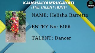 Entry No E169 Helisha Barretto Dancer Softrocks Creation