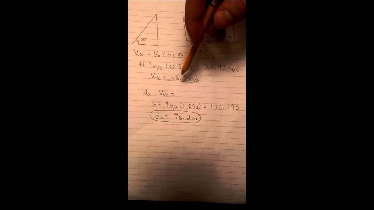 Math part of physics project 