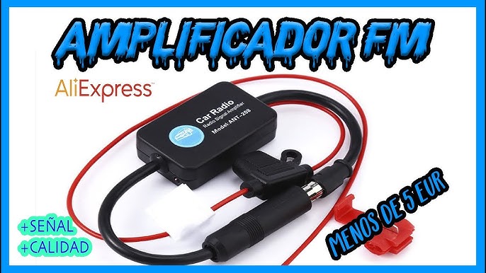 Amplificador de señal de antena de Radio FM para coche, Conector de 12V  para vw fakra Booster - AliExpress